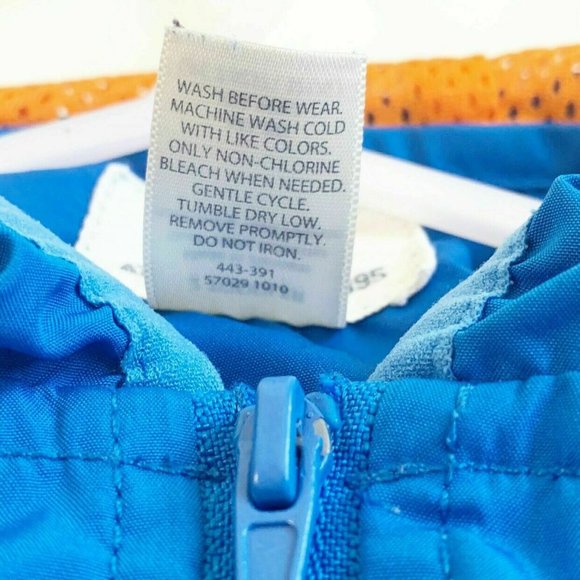 Osh Kosh Boys Sz 2T Toddler Blue Jacket Hood - Picture 9 of 9